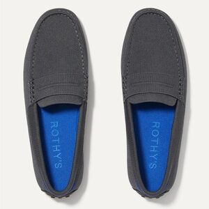 Rothy's Gray Slip-On Loafers with Minimalist Design